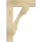 Ekena Millwork Olympic Block Rough Sawn Bracket, Douglas Fir, 4"W x 18"D x 26"H BKT04X18X26OLY05RDF - alternate 2
